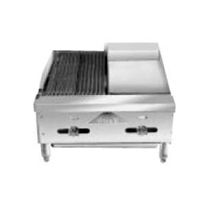  Comstock Castle FHP24 12 1RB 24 Countertop Gas Griddle 