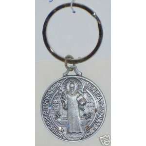  Key Ring the Medal of St. Benedict   1 1/2 dia.   Made of 