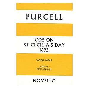  Henry Purcell Ode On St Cecilias Day Book Sports 