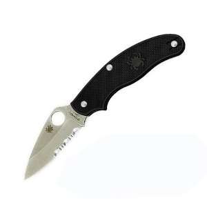 Spyderco UK Pen Pocket Knife with FRN Leaf Black Handle  