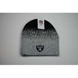  Oakland Raiders Sprayed Digital Print Beanie Winter Hat 
