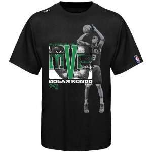   Black 2010 NBA Champions Rajon Rondo MVP T shirt