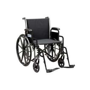 Drive Medical Silver Sport 1 Wheelchair, 18 Wide Single 
