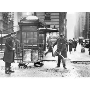 Sprinkling Ashes in Icy Times Square 