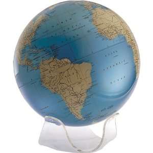  Blue Pearl Earthsphere, 12 Diameter, Pedestal Base 