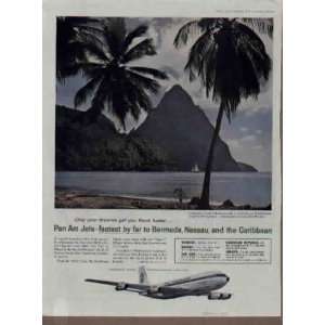   of the Caribbean  1960 PAN AM / Pan American Airways ad, A1330