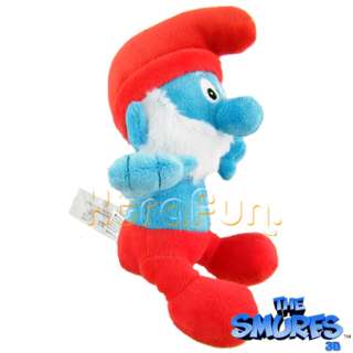 10 Deluxe THE SMURFS PAPA SMURF PLUSH DOLL STUFFED TOY  