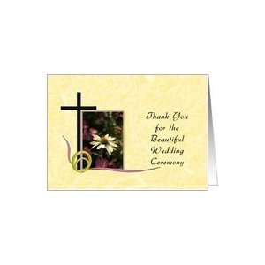  Thank you for the Wedding Ceremony Card Health & Personal 