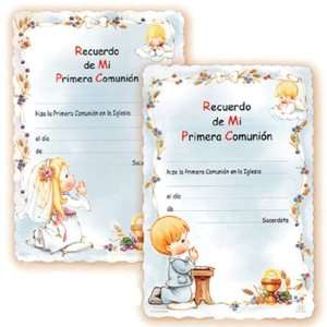  100 First Communion Girl Certificados in Spanish 4.5 x 7 