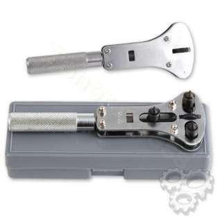 Watch Case Opener Tool Boxset Wrench Remover Screw Back  