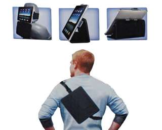Portable 3 In 1 iPad Travel Case Stand with Carrying Strap & Headrest 
