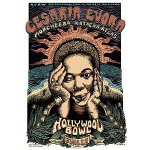  Cesaria Evora Hollywood Bowl EMEK Concert Poster