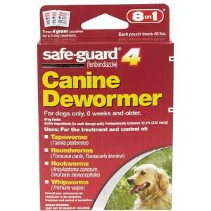  Safe Guard Canine Dewormer  Large Dog   4 Gram (Quantity 