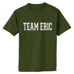    Team Eric Army Green Adult Tshirt Size Medium 