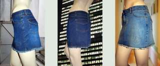 Girls Sizes MECCA GIRL Denim Zipper Pockets Mini Skirt  