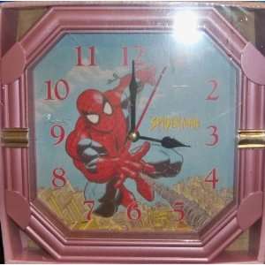  Marvel Comics SPIDERMAN Wall Clock NIP 