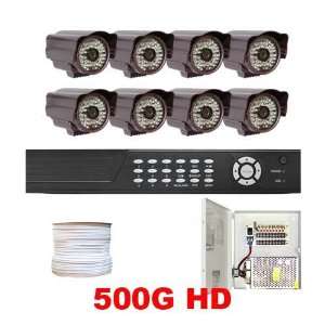  Complete Professional 8 Channel Real Time H.264 (500GB HD 