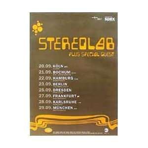  Music   Dance Posters Stereolab   German Tour Poster 