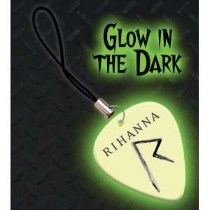  Rihanna Premium Glow Guitar Pick Mobile Phone Charm 