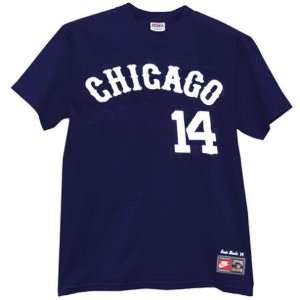   Cubs Navy #14 Ernie Banks Hometown Legend T shirt