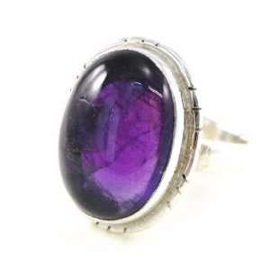  Ring silver Charmes amethyst.   Taille 58 Jewelry