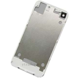 New White Transformers Glass Back Battery Cover Case For iphone 4S 