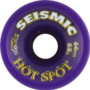  Seismic Hot Spot 66mm 85a Trans Purple/Clear Wheels (Set 