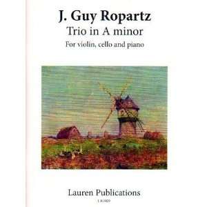 Ropartz, J Guy   Trio in a minor (1918)   Violin, Cello 
