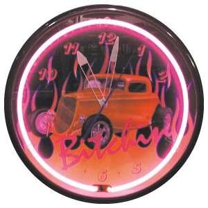     20 Inch Bitchin Hot Rod Neon Clock