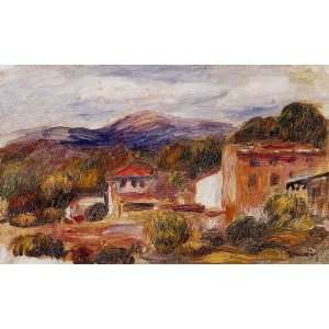  Oil Painting House and Trees with Foothills Pierre 