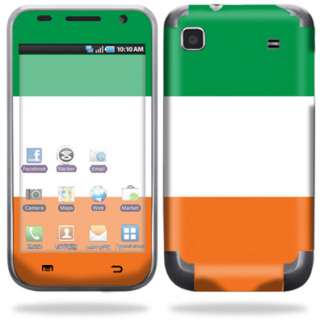 Skin Decal Cover for Samsung Galaxy S 4G Cell Phone   Irish Flag 
