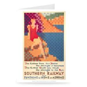 Southern Railway for Sunshine at Home or   Greeting Card (Pack of 2 