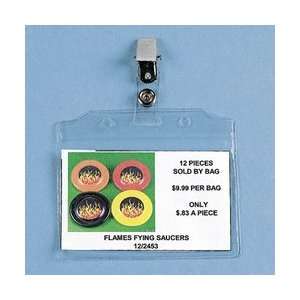  Clip Badge Holders (50Pc)   Bulk [Toy] 