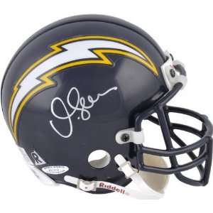 Junior Seau San Diego Chargers Autographed Mini Helmet  