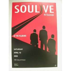  Soulive HandBill Poster The Fillmore Soul Live Everything 