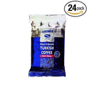 Landwer Turkish Coffee, Dark Roast (Ground), 3.5 Ounce Packages (Pack 