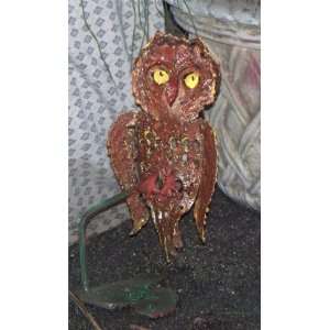  owl sculpture/candleholder