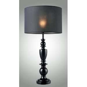  Dimond Lighting Soho Table Lamp in Gloss Black Finish 