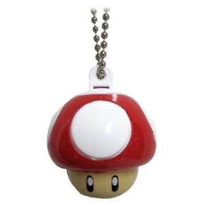  Wii Mario Light Up keychain   Power Up   Power Up Mushroom 