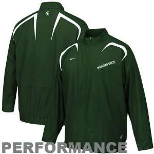  Nike Michigan State Spartans Green Hash Mark Clima FIT 
