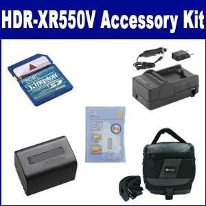  Sony HDR XR550V Camcorder Accessory Kit includes SDM 109 