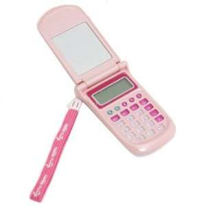  Hello Kitty Cat Pink Calculator / Flip Cell Phone   NEW 