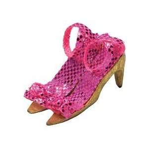  Miniature Pair of Pink and Gold High Heeled Sandals sold 