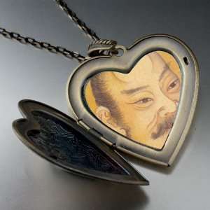  Su Shi Song Dynasty Painting Large Pendant Necklace 