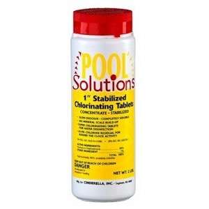  Pool Solutions 1 inch Chlorine Tablets Patio, Lawn 