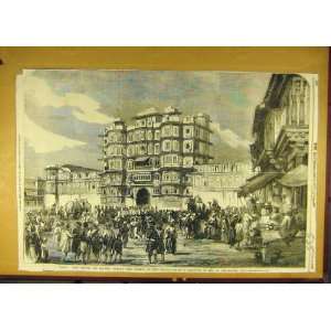  1857 Ndor Chowk Square Palace Rajah Carpenter Print