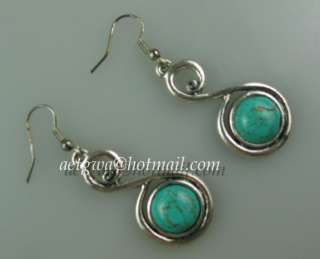 Fashion Jewelry Turquoise Earrings Dangle & Chandelier  