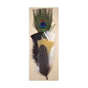   Handmade Feathers 5/Pkg K442375; 3 Items/Order Arts, Crafts & Sewing