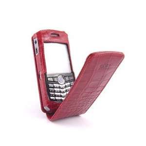  Sena 2108171 Red Croco Leather Case for BlackBerry 8100 
