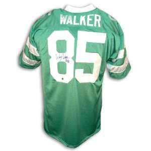  Wesley Walker Autographed Jersey   Throwback Green Sports 